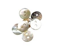Natural Mother-of-Pearl Shell Buttons - AKOYA - 7 Sizes - Produced in Spain (8 mm)