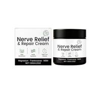 Natural Muscle Soothing Cream with Magnesium & Frankincense, 120g - Nerve-Soothing Lotion, Promotes Relaxation, Refreshing & Non-Greasy, Botanical Care