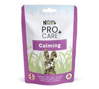 Natural Nibbles ProCare+ Calming 120g | 100% Natural Supplement for Rabbits, Guinea Pigs, and Small Pets, Herbal Biscuit Treats, Rich in Dietary Fibre, Grain Free, Manufactured in the UK