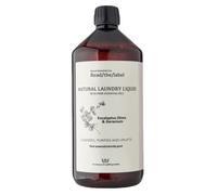 Natural Non-Bio Laundry Liquid - Eucalyptus & Geranium Essential Oils - 35 Washes, 1000ml - Plant-Based & Eco-Friendly - Read The Label