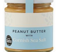 Natural Nut Butter - Crunchy Artisan Peanut Butter with Cornish Sea Salt, No Palm Oil, No Added Sugar, Hi-Oleic Peanuts, Gluten Free, Vegan, Keto-Friendly, Small Batch 180 grm