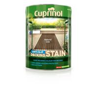 Cuprinol Anti-Slip Decking Stain 5ltr - Natural Oak