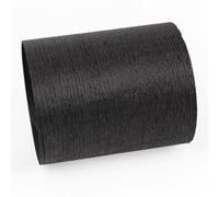 Natural Oak Dyed Black Straight Grain Solid Wood Veneer - 0.5mm Thick, 2.6x0.16M for DIY Innovation, Furniture Enhancement, Speakers Glamour, Car Interiors Upgrade & Home Decor Excellence