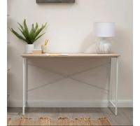 Natural Oak Veneer Effect Top Desk | Bradbury