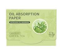 Natural Oil Control Film - 100pcs Soft Makeup Blotting Paper Oil Blotting Sheets | Green Tea Oil-Absorbing Paper | Oil Blotting Paper Oil Control Film for Makeup Beginners Beauty Lovers