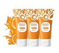 Natural Orange Exfoliating Gel, Purifying Enzymes Face Scrub for Exfoliating, Dry Skin, Mens, Womens, Vegetarian, Cruelty-Free, Deep Nourishing for Dry & Hydrating