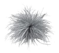 Natural Ostrich Feather Corsage Lapel Brooch Pin Elegant Breast Jewelry Accessory For Women Clothing