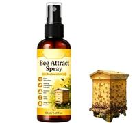 Natural Outdoor Bee Attractant Spray, Bees Attractant for Garden, Honey Bee Attractant Lure for Bee Houses, Nests, Flowering Plants & Fruit Trees, Easy to Use for Beekeepers, 50ML (1PC, 1)