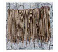 Natural Palm Thatch Rolls Straw Roof Thatch Tiki Bar Roof Artificial Thatch Tile Palm Roof, for Garden Patio Deck Gazebos Wall House(Yellow d,0.5x1m/1.64X3.28ft)