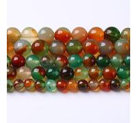 Natural Peacock Agate Beads 4mm 180pcs 32" Loose Beads for Jewelry Making Semi Precious Stone Loose Beads Bracelets Necklaces 2 Strands