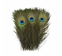 Natural Peacock Feathers for Decoration Vases Feather Home Decor Vase Dream Catcher Handicraft Table Decoration Accessories-25-30CM 10-12inch-20 Pcs