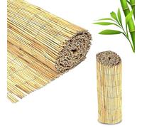 Natural Peeled Reed Screening Roll, 4m Garden Fence Screening for Privacy Shield, Garden Fence Peeled Roll Screen Wind Sun Protractor Privacy Border (1.8 X 4M)
