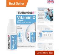 Natural Peppermint Flavoured Vitamin D3 Spray - 3- Supply, Gluten-Free