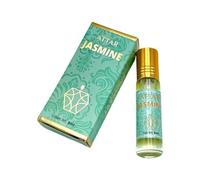 Natural Perfume Roll On Attar Long Lasting Fragrance Perfume for Men and Women - 8 ML, Pack of 1 (Scent - Jasmine)