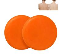 Natural Persimmon Goat Milk Soap Bar for Old People Smell& Body Odor Control -Deodorizing Face & Body Soap, Moisturizing Exfoliating Bar, Deep Cleansing for Dry Aging Skin, (2PCS)