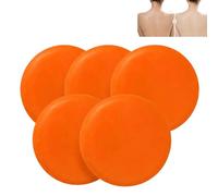 Natural Persimmon Goat Milk Soap Bar for Old People Smell& Body Odor Control -Deodorizing Face & Body Soap, Moisturizing Exfoliating Bar, Deep Cleansing for Dry Aging Skin, (5PCS)