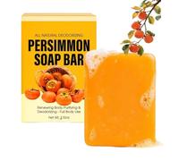 Natural Persimmon Soaps, Japanese Natural Deodorizing Persimmon Soap, Renewing Body Purifying & Deodorizing, Suitable For All Skin Types, Face & Body (1)