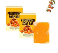 Natural Persimmon Soaps, Japanese Natural Deodorizing Persimmon Soap, Renewing Body Purifying & Deodorizing, Suitable For All Skin Types, Face & Body (2)