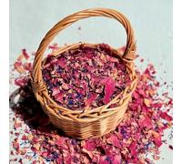 Natural Petal Confetti - 1 Litre - Dried Pink Peony, Pink Rose and Blue Cornflower - Biodegradable (512)