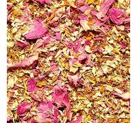 Biodegradable Confetti - 'Vintage Parade' - 1 Litre - Bright Pink Peony, Cream Jasmine and Orange Marigold - Natural Flower Petals (374)
