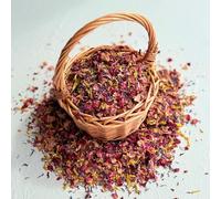 Natural Petal Confetti - 10 Litres - 'Spring Woodland' mix of Red & Pink Rose, Blue Cornflower, Yellow Marigold and Lavender - Biodegradable (02)