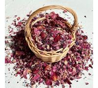 Natural Petal Confetti - 5 Litres - Whimsical mix of dried Pink Peony, Red and Pink Rose with Blue Cornflower - Biodegradable (332)