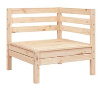 (natural pine, 1 pcs/corner sofa) vidaXL Garden Sofa Outdoor Sofa Wooden Sectional Sofa Seat Solid Wood Pine