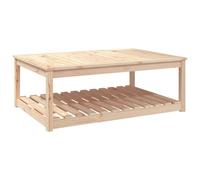 (natural pine, 121 x 82.5 x 45 cm) vidaXL Garden Table White Solid Wood Pine Outdoor Table Multi Colours/Sizes