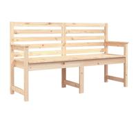 Vidaxl Garden Bench 159.5X48X91.5 Cm Solid Wood Pine Garden Benches
