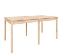 (natural pine, 159.5 x 82.5 x 76 cm) vidaXL Garden Table Patio Table Wooden Dining Coffee Table Solid Wood Douglas