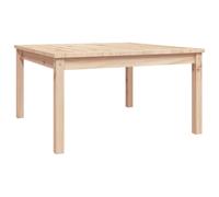 (natural pine, 82.5 x 82.5 x 45 cm) vidaXL Garden Table Outdoor Table Patio Wooden Dining Table Solid Wood Pine