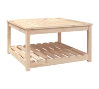 vidaXL Garden Table 82.5x82.5x45 cm Solid Wood Pine