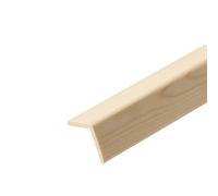 Natural Pine Angled Edge Moulding (L)2400mm (W)38mm (T)38mm