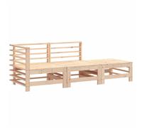 Garden Middle Sofa Footrest Outdoor Sofa Coffee Table Solid Wood Pine vidaXL