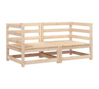 (natural pine, corner sofa (2 pcs)) vidaXL Garden Lounge Set Outdoor Lounge Set Corner Sofa Couch Solid Pinewood