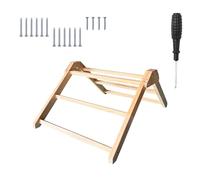 Natural Pine Wood Poultry Perch with Antislip Suitable for Chickens Quails and Pigeons Simple Setups Durability Home Perch Stand