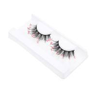 Natural Pink Chemical Fiber False Eyelashes for Girls, 1 Pair | Makeup Lashes for Ladies, Beginner Friendly, Eye-Catching Finish, Bigger Eye Effect, Date and Daily Wear