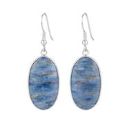 Natural Pink Crazy Lace Agate Gemstone 29X16mm Dangle Earring |LK_SDAN_0398