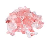 Natural Pink Crystal Pebbles for Aquariums and Planter Top Dressing Decor | Reusable Small Stones, Easy Placement, Exquisite Colour, Suitable for Terrarium Styling, Yard Decoration and Aquarium