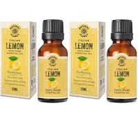 Natural Planet Italian Lemon Essential Oil 15ML Natural 100% Pure & Undiluted Therapeutic Grade Pure, Cruelty Free… (Pack of 2)