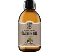 Natural Planet Original Castor OIl 250ml Cold Pressed Premium Quality 100% Pure Hexane-Free, Non GMO, Versatile Usage Eyelashes, Eyebrows and Hair growth