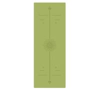 Natural Plant Fiber & Rubber Base Yoga Mat Multi-Purpose Exercise & Fitness Mat 5mm Thick For Home Studio Outdoor(Pale Green)