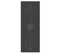 Natural Plant Fiber & Rubber Base Yoga Mat Multi-Purpose Exercise & Fitness Mat 5mm Thick For Home Studio Outdoor(Gray)