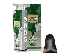 Natural Plant Hair Dye 100ml Bubble Based for Gray Coverage Color Men Women Dyeing Cream Gentle Safe Scalp & BlackPlant