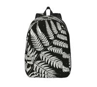 natural plant silhouette fern leaf Canvas Backpack, Casual Daypacks