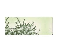 natural plant silhouette fern leaf Mouse Pad 12x31.5in Extended Desk Throw