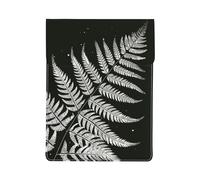 natural plant silhouette fern leaf Printed Laptop Sleeve Bag 13-Inch - Leather Laptop Sleeve Case Shockproof Protective Computer Cover Bag