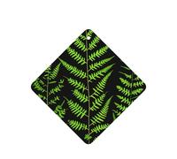 Natural Plant Silhouette Fern Leaf Printing 10 Pcs Car Air Freshener Hanging Sheets Scented Hanging Sheets With Rope For Home