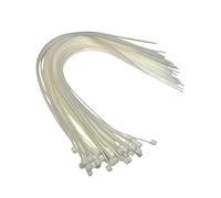 Natural Plastic Cable Ties, Zip Ties wrap Extra Long 4.8mmx920mm, 50 Pieces