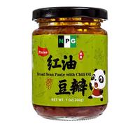 Natural Plus Green Pixian Bean Paste with Chilli Oil, 200g